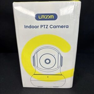 Indoor PTZ Camera - White and Yellow